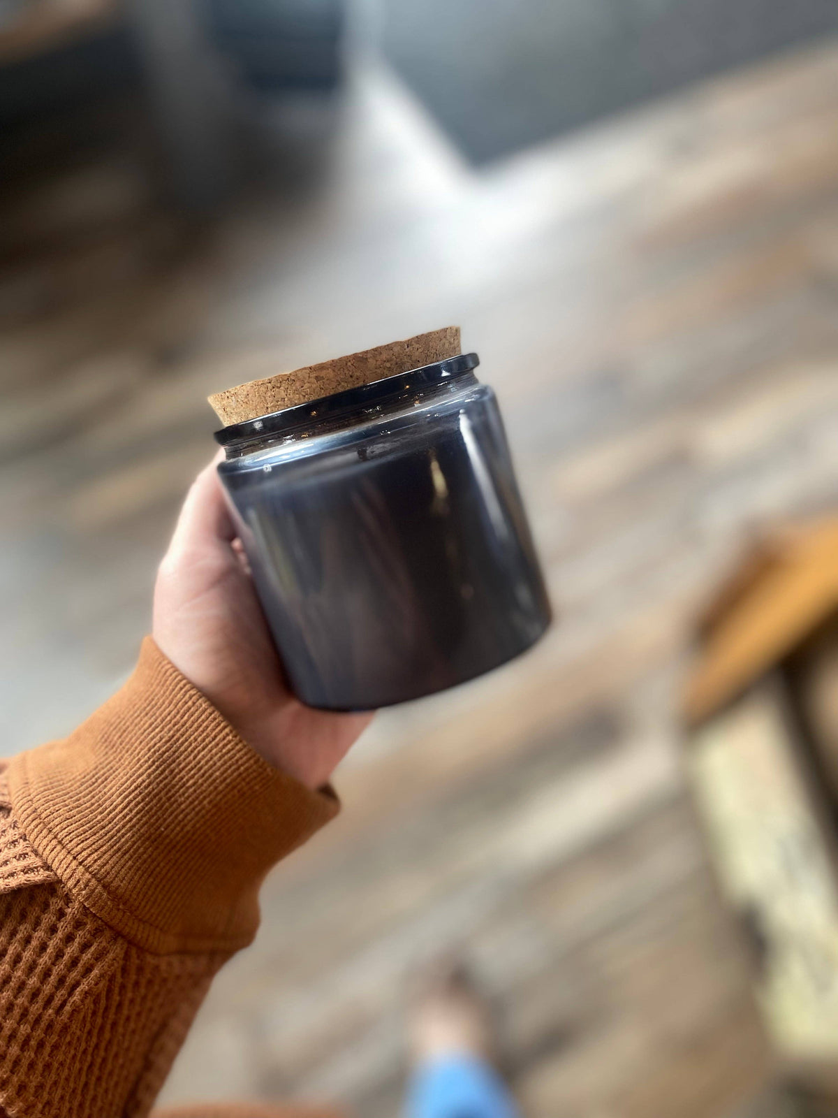autumn leaves soy candle