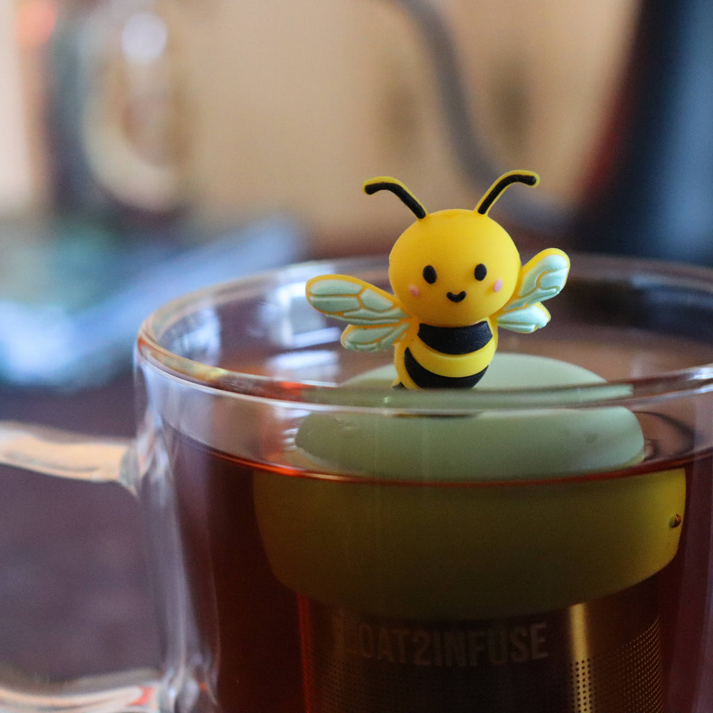 Bumble Bee | Floating Tea Infuser | Green Base | Yellow