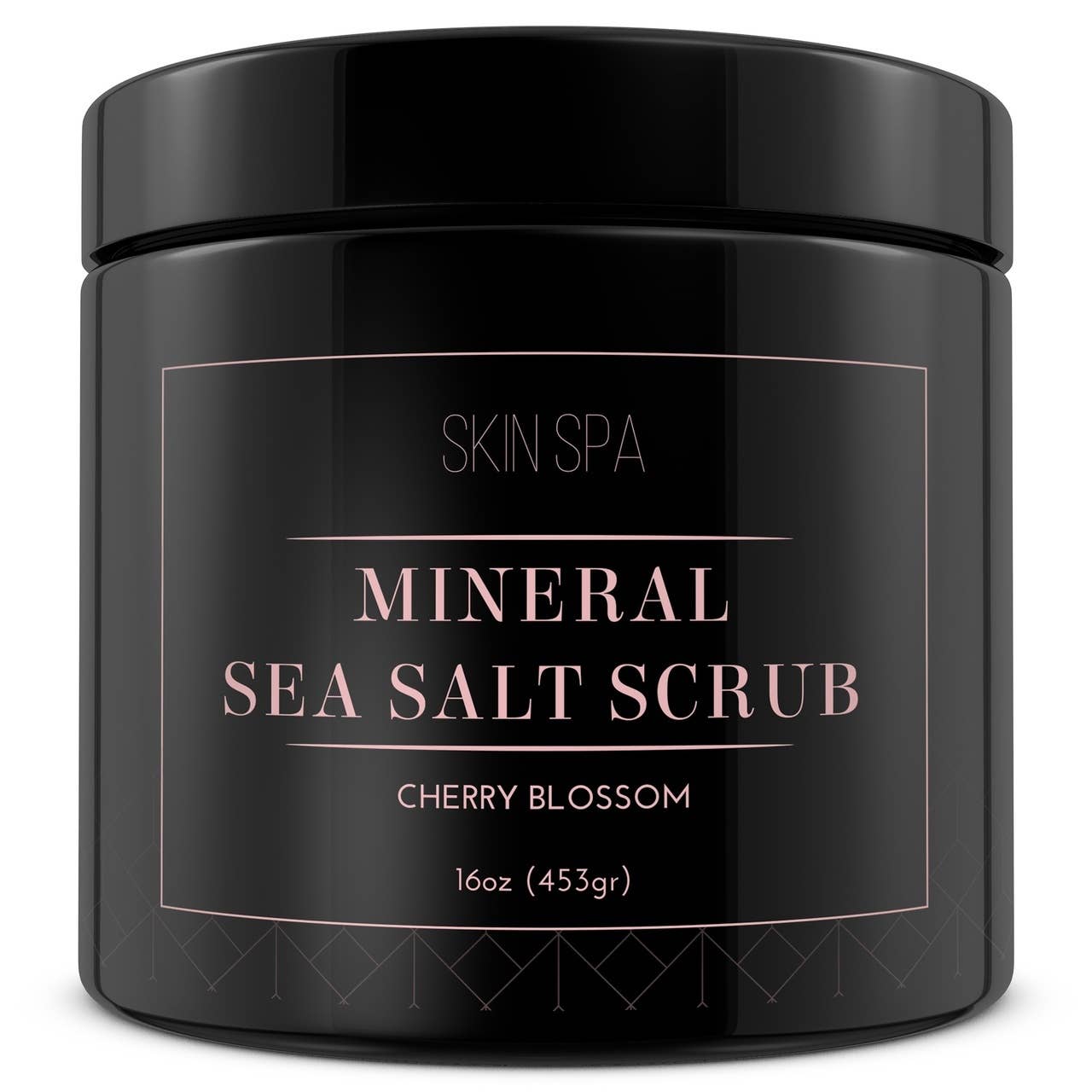 Cherry Blossom Mineral Sea Salt Scrub – 16 oz