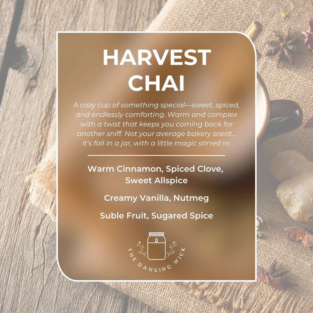 Harvest Chai Fall Soy Candle | 9 oz Amber Jar