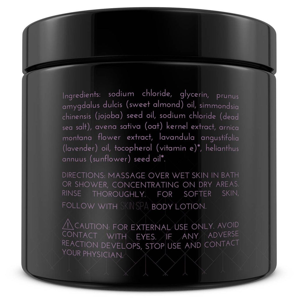 Lavender Mineral Sea Salt Scrub – 16 oz
