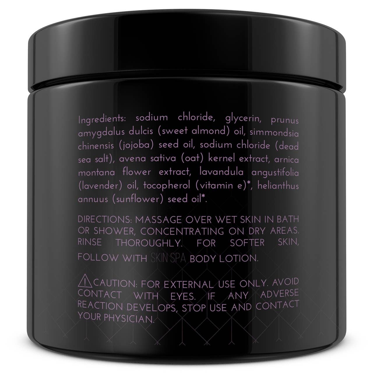 Lavender Mineral Sea Salt Scrub – 16 oz