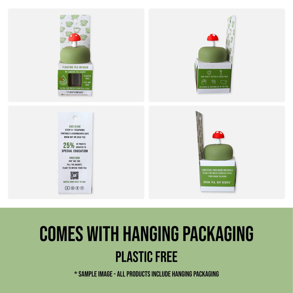 Herb Leaf | Floating Tea Infuser | Green Base | Green Leaf