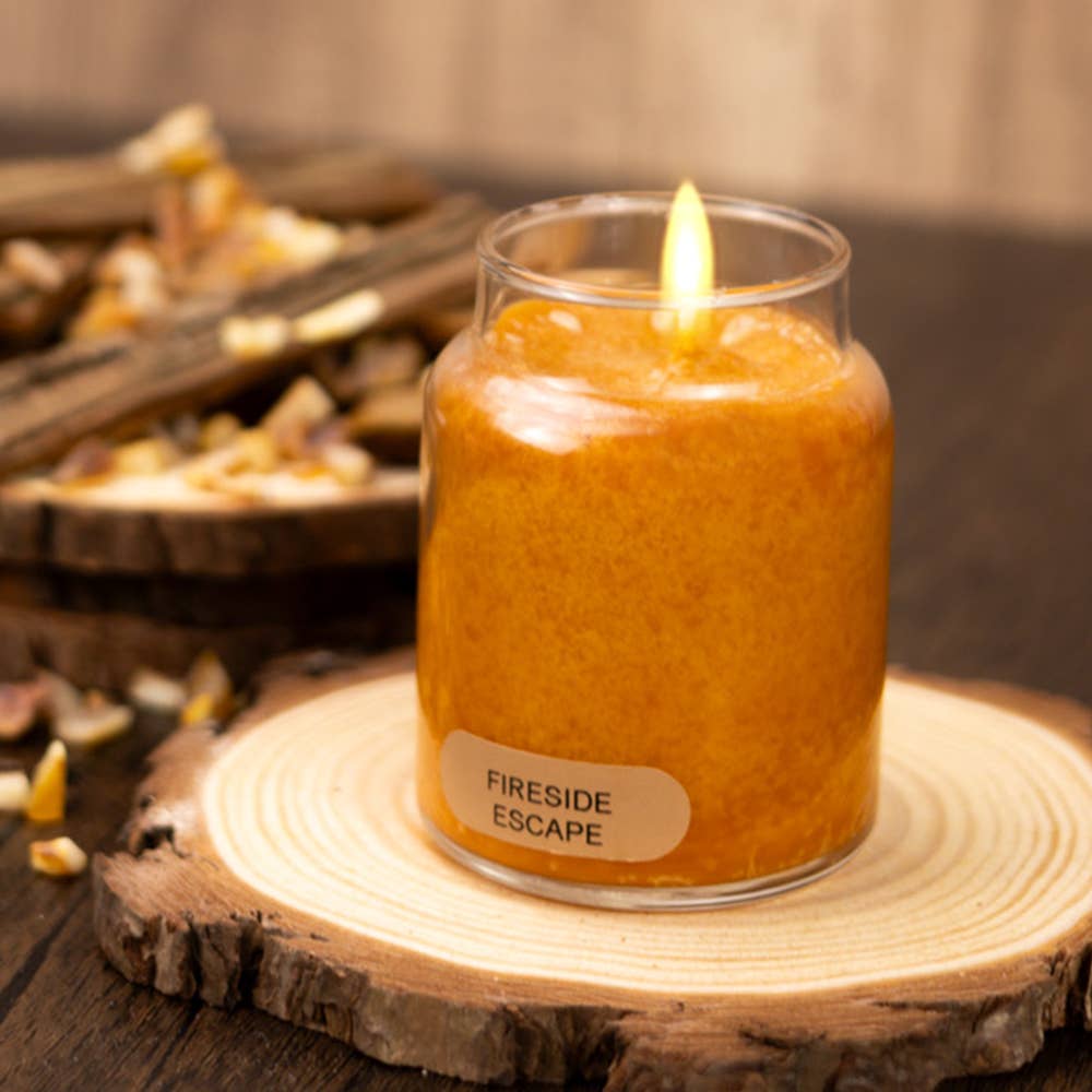 Fireside Escape – 6oz Warm Scented Jar Candle