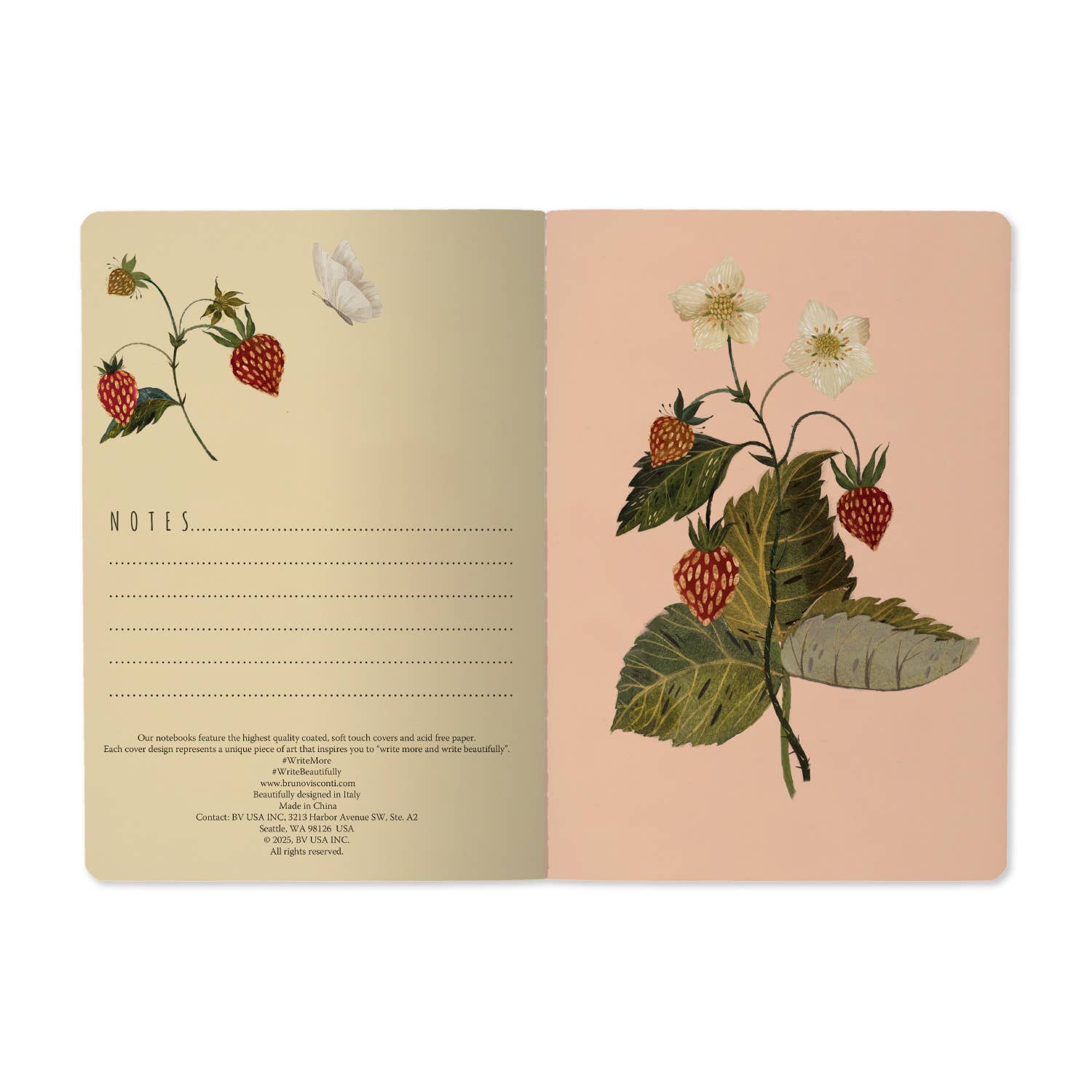 A5 Notebook - Wild Strawberry