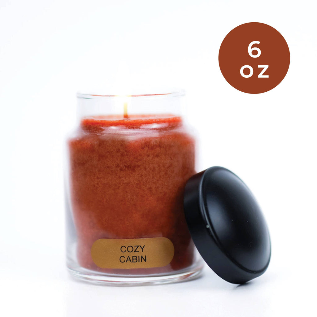 Cozy Cabin – 6oz Winter Scented Jar Candle Gift