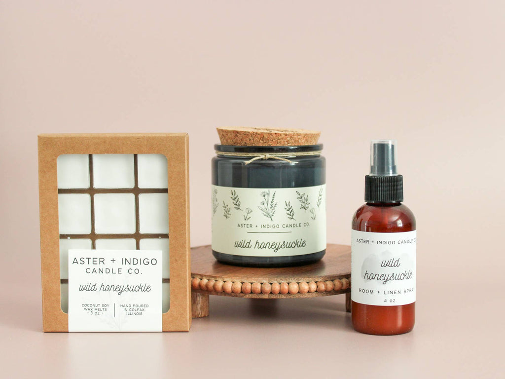 Wild Honeysuckle Soy Candle - 12 oz