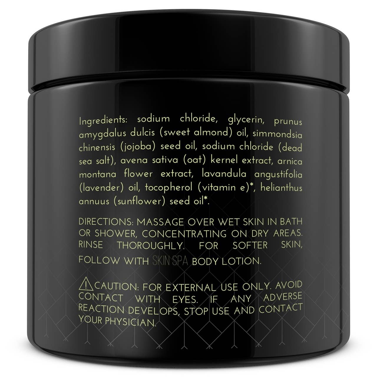 Classic Jasmine Mineral Sea Salt Scrub – 16 oz