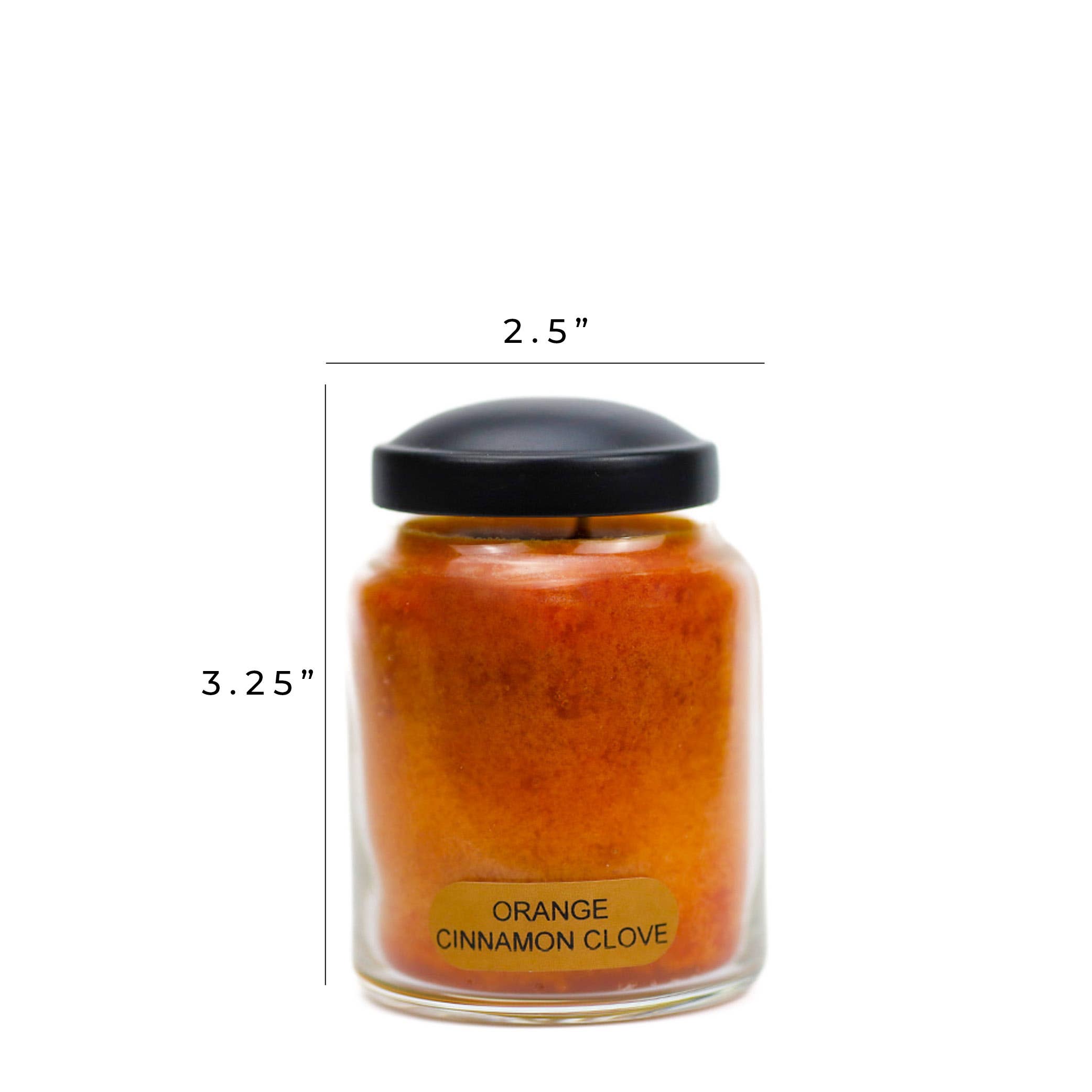 Orange Cinnamon Clove – 6oz Holiday Scented Jar Candle