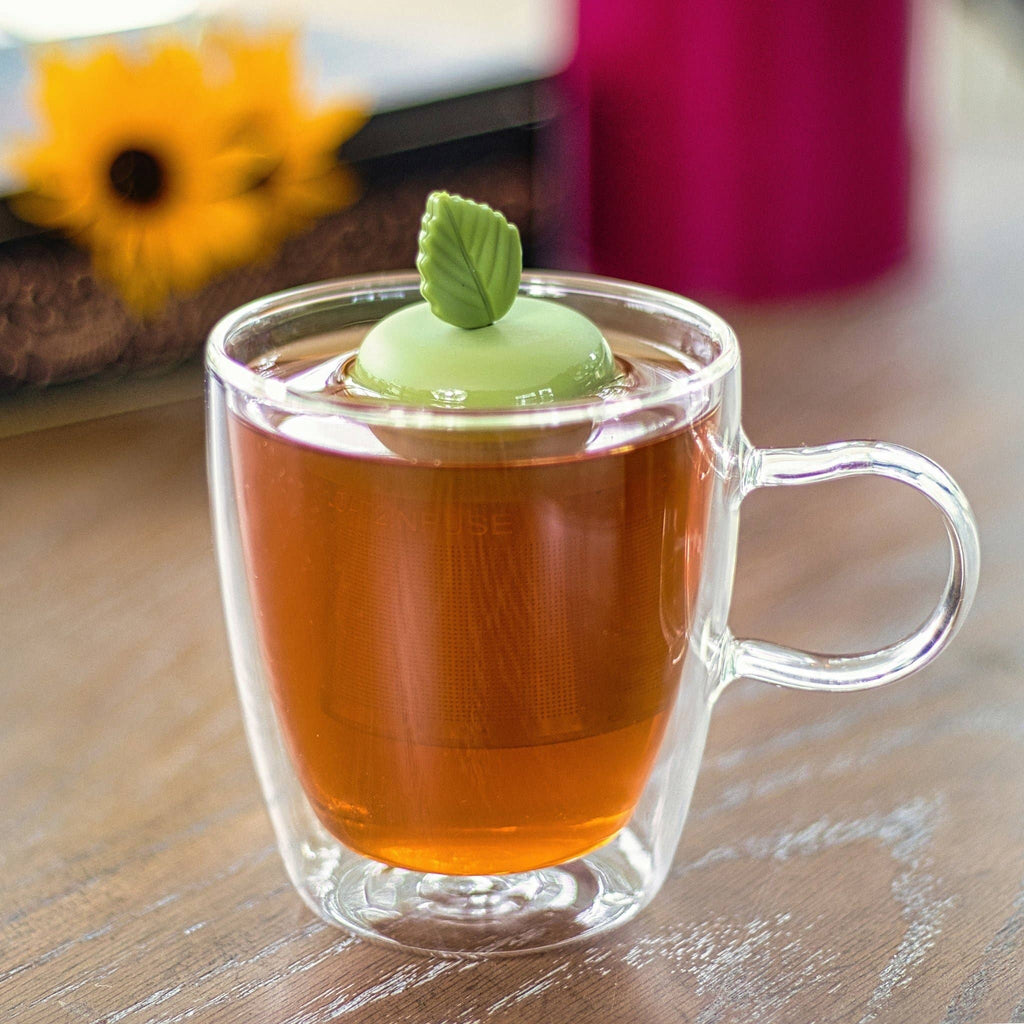 Herb Leaf | Floating Tea Infuser | Green Base | Green Leaf