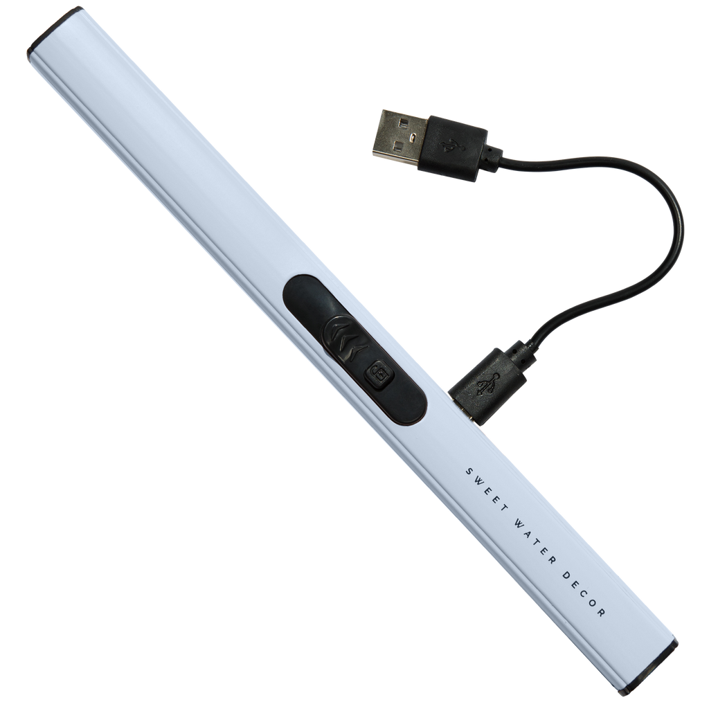 Light Blue Rechargeable Electric Lighter - Home Decor