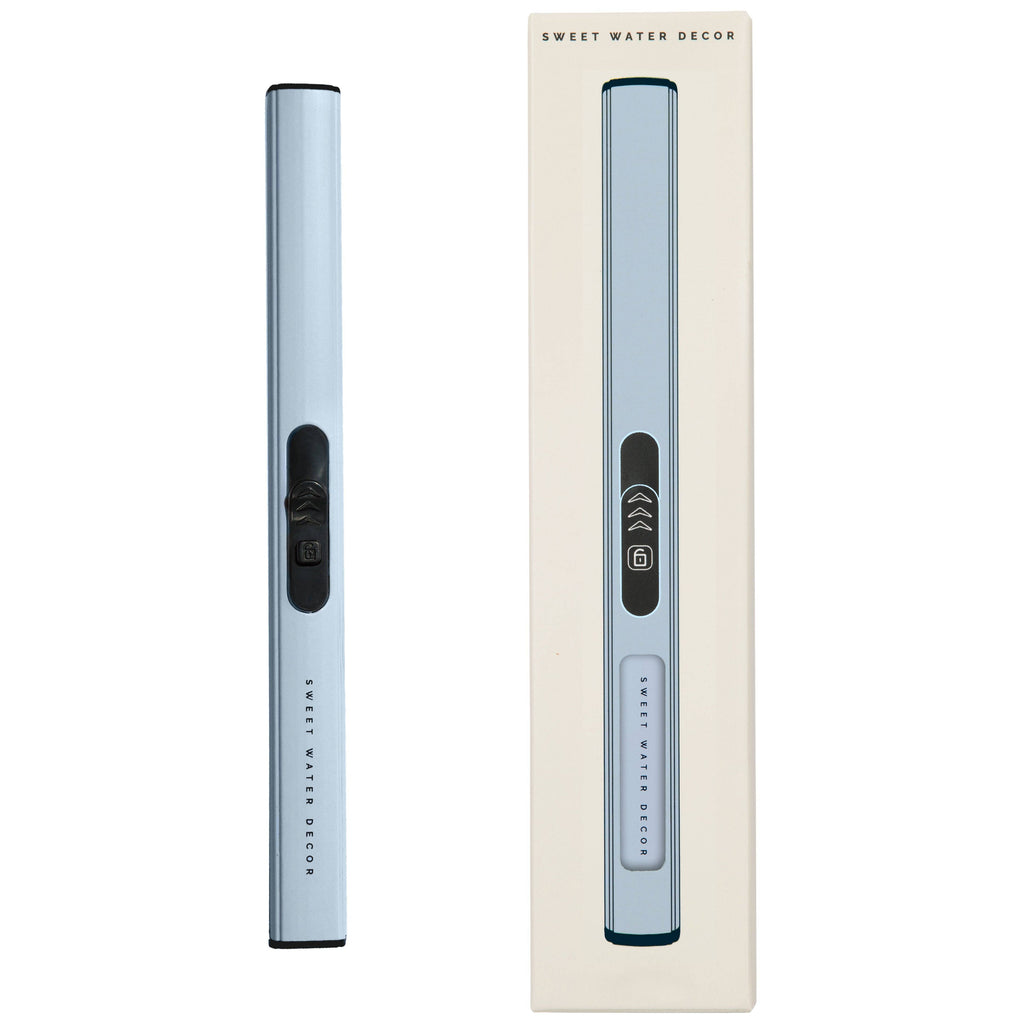 Light Blue Rechargeable Electric Lighter - Home Decor