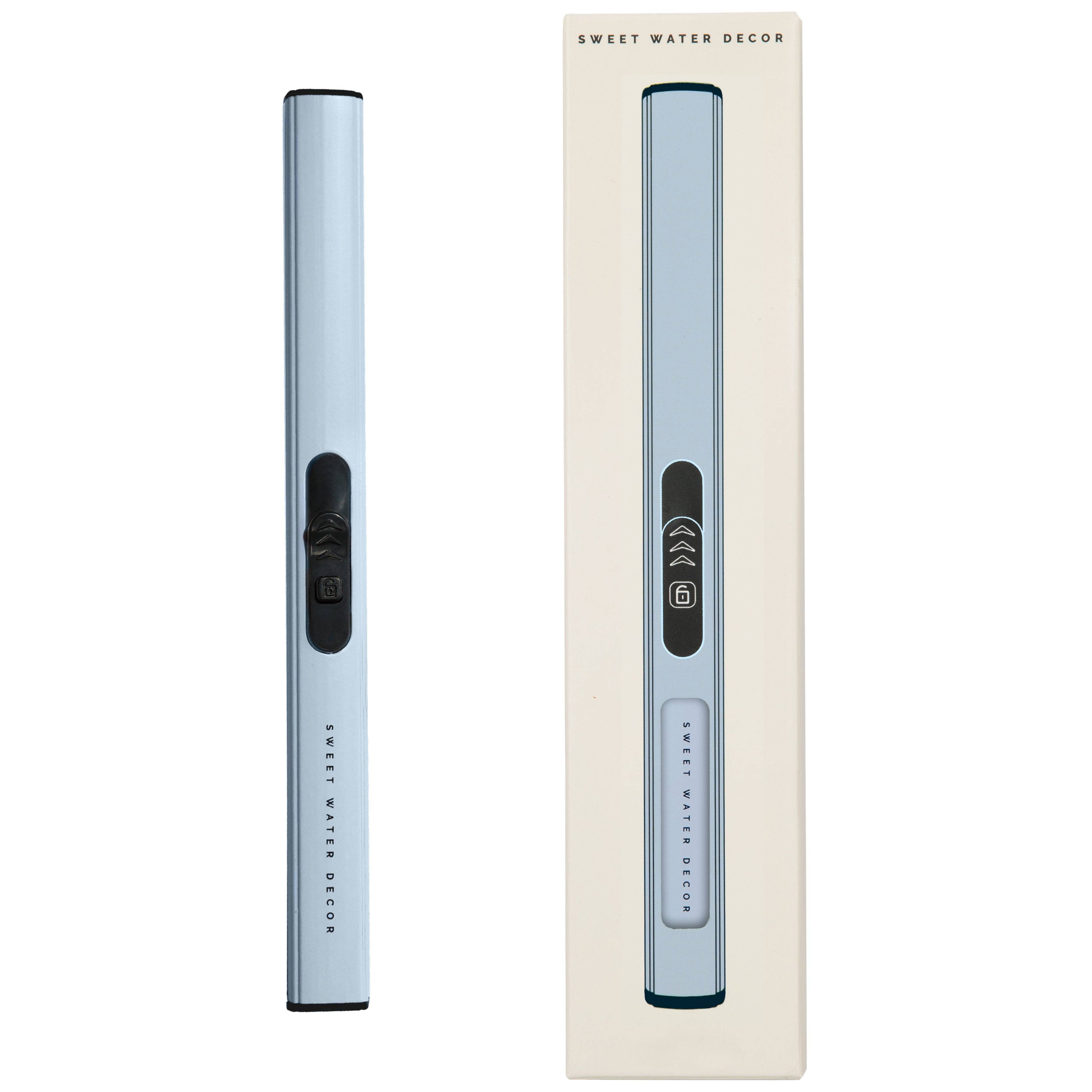 Light Blue Rechargeable Electric Lighter - Home Decor