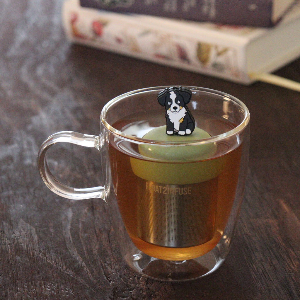 Border Collie Tea Infuser | Floating | Green Base