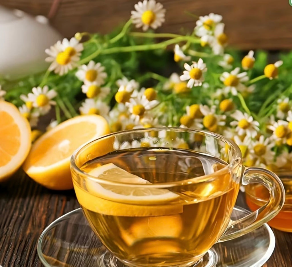 Organic Chamomile Flower Loose-Leaf Tea
