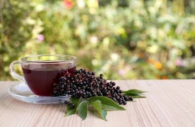 Organic Elderberry Loose-Leaf Tea