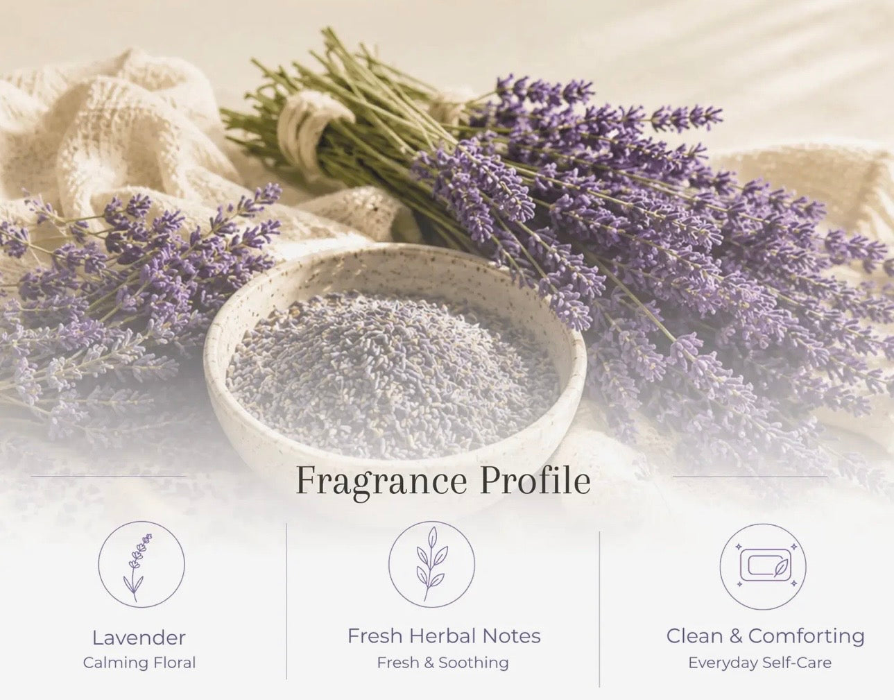 Lavender Bouquet Mineral Soak – 30 oz