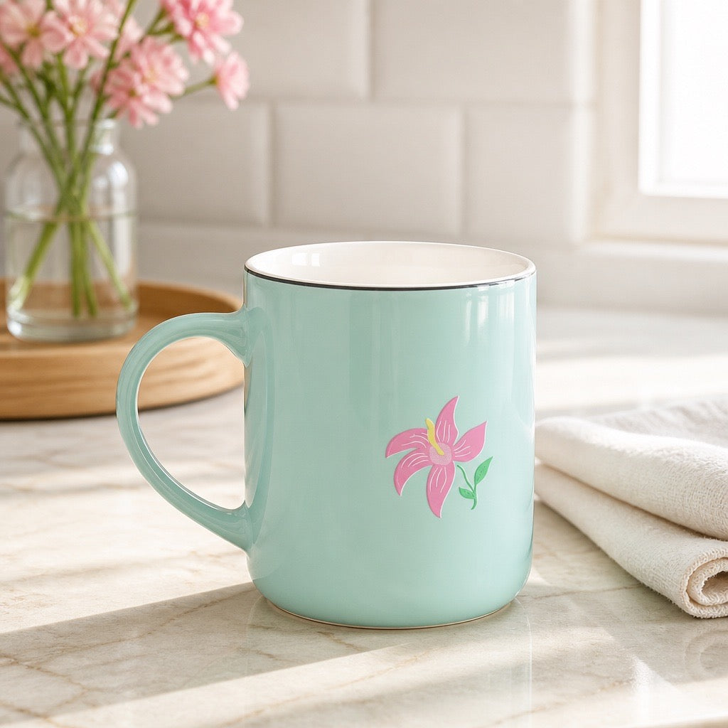 You Are an Amazing Woman Teal Ceramic Coffee Mug