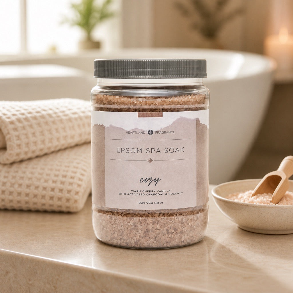 Cozy (Warm Cherry Vanilla) Mineral Soak 30 oz