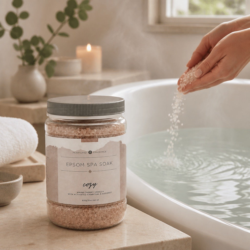 Cozy (Warm Cherry Vanilla) Mineral Soak 30 oz
