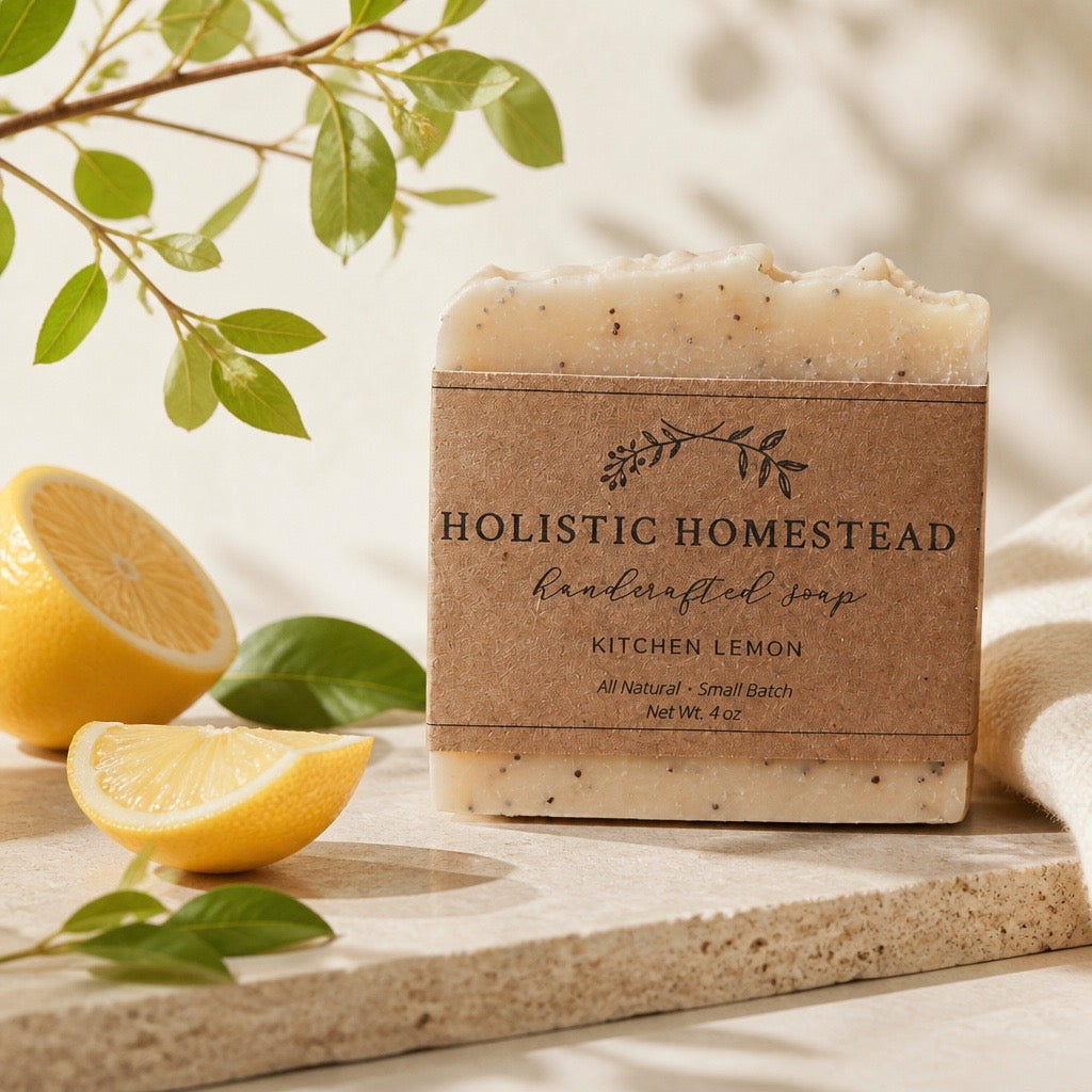 Kitchen Lemon Herbal Soap