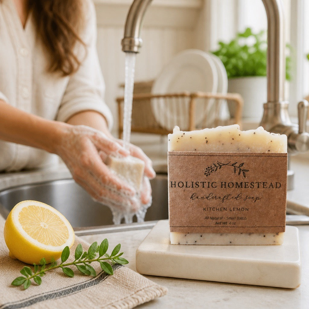 Kitchen Lemon Herbal Soap