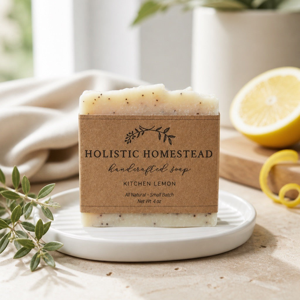 Kitchen Lemon Herbal Soap