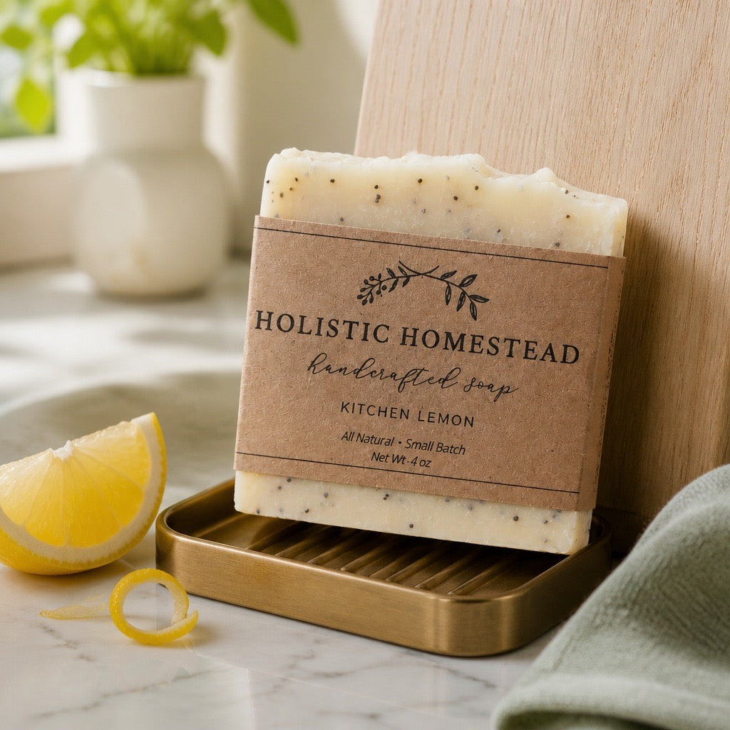 Kitchen Lemon Herbal Soap