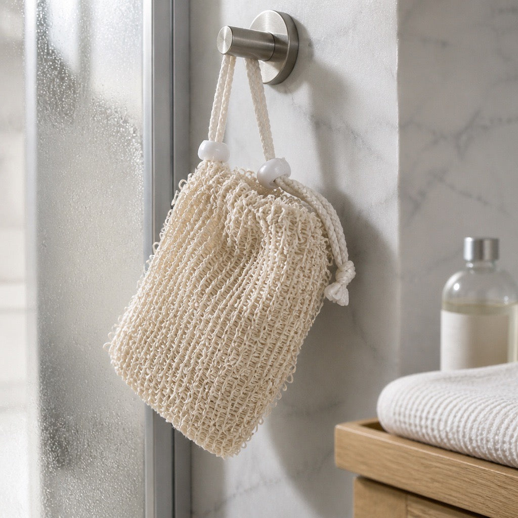Exfoliating Natural Sisal Soap Bag