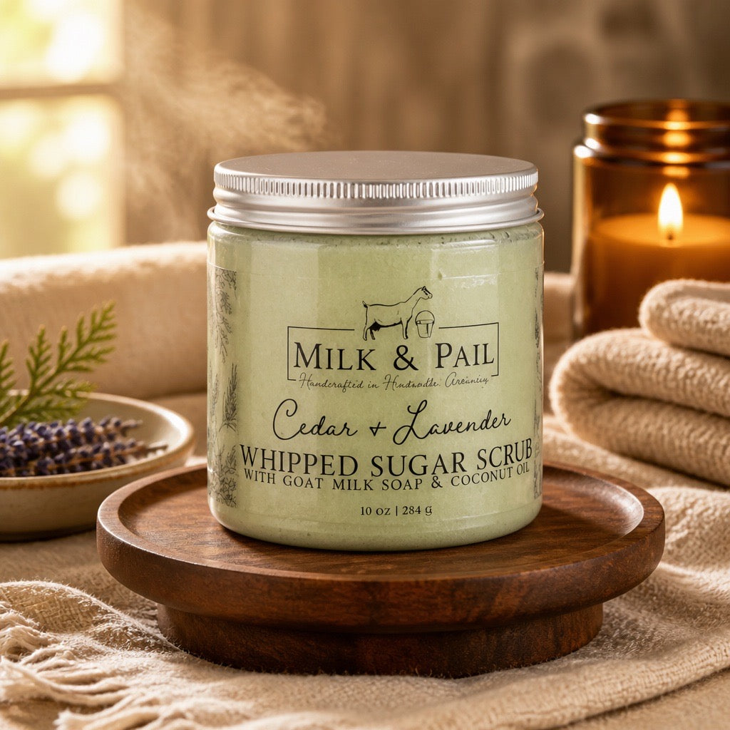 Cedar & Lavender Whipped Sugar Scrub