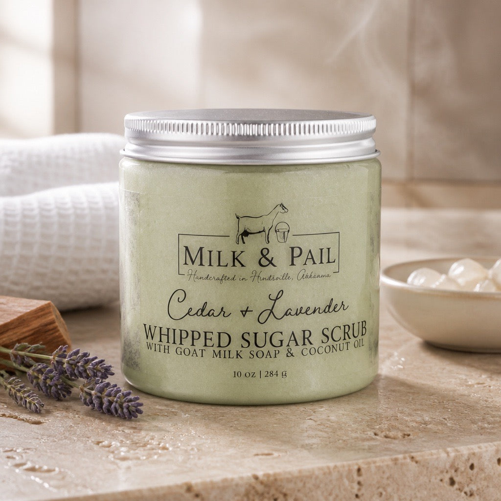Cedar & Lavender Whipped Sugar Scrub
