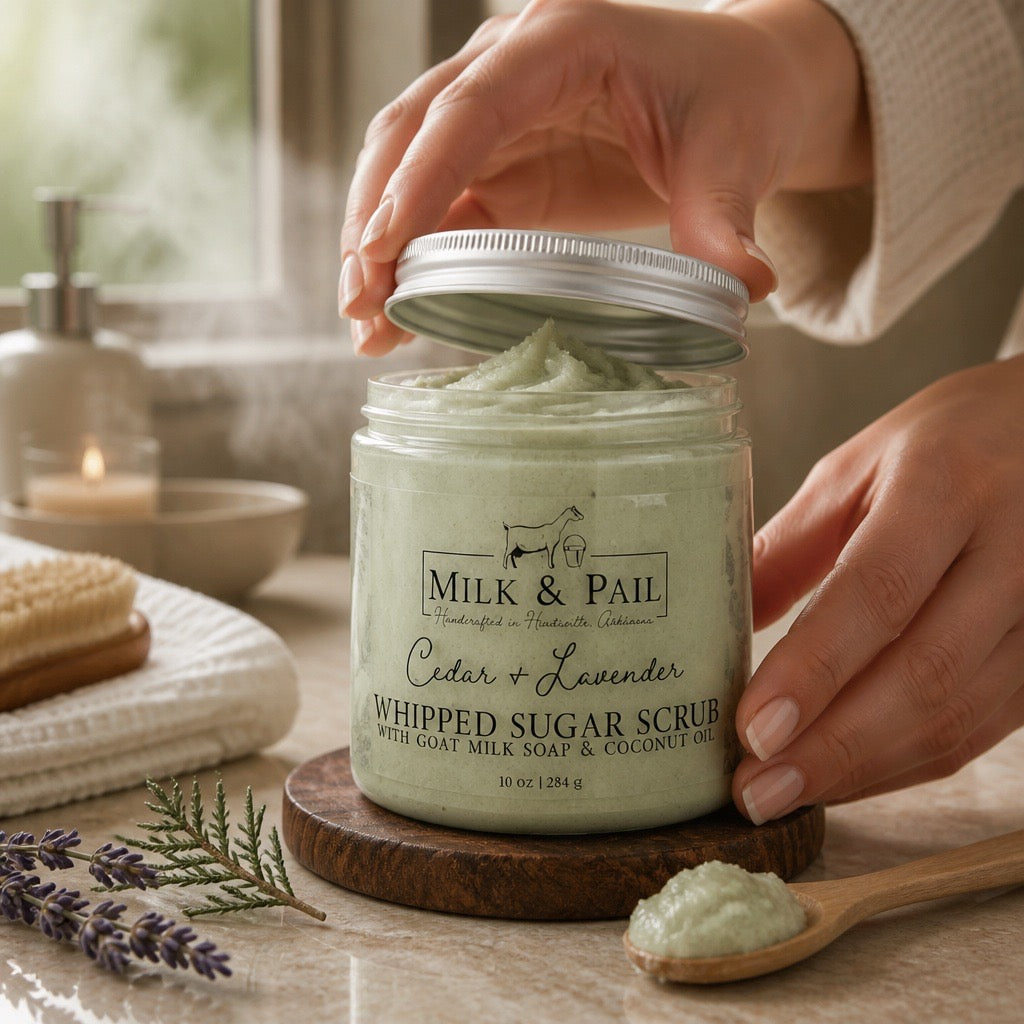 Cedar & Lavender Whipped Sugar Scrub