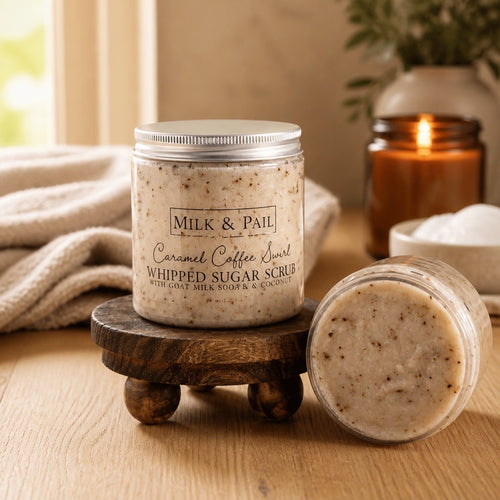 Caramel Coffee Swirl Whipped Sugar Scrub