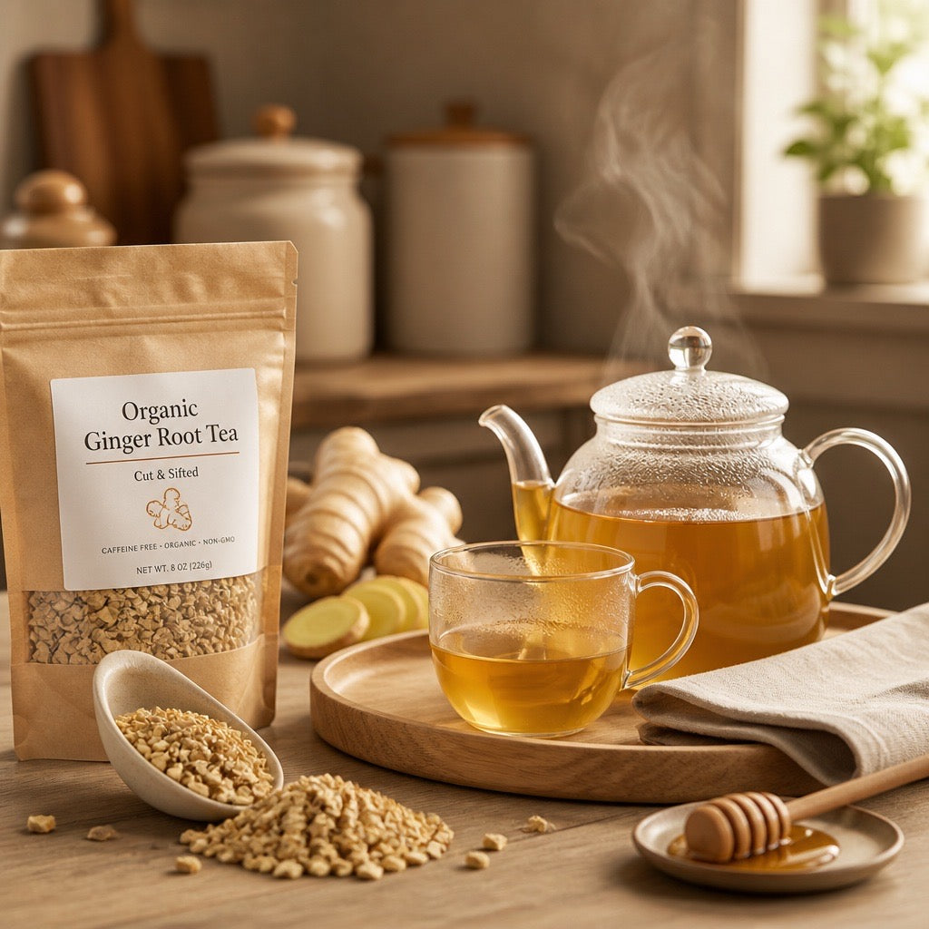 Organic Ginger Root Loose-Leaf Tea