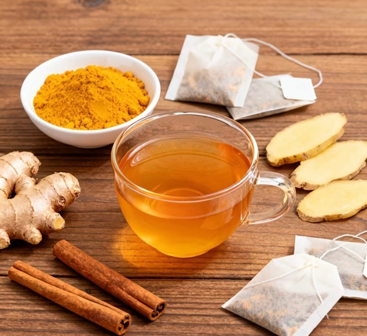 Organic Turmeric Ginger Cinnamon Loose-Leaf Tea
