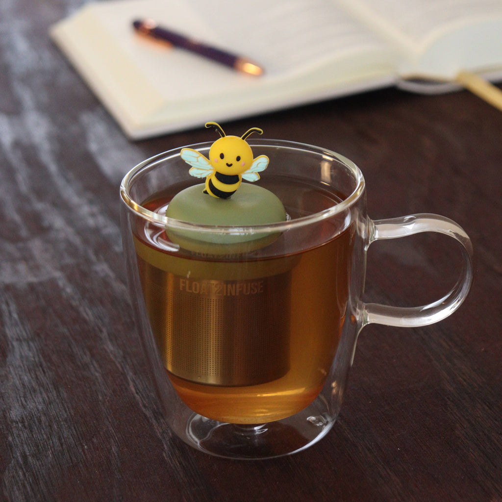 Bumble Bee | Floating Tea Infuser | Green Base | Yellow