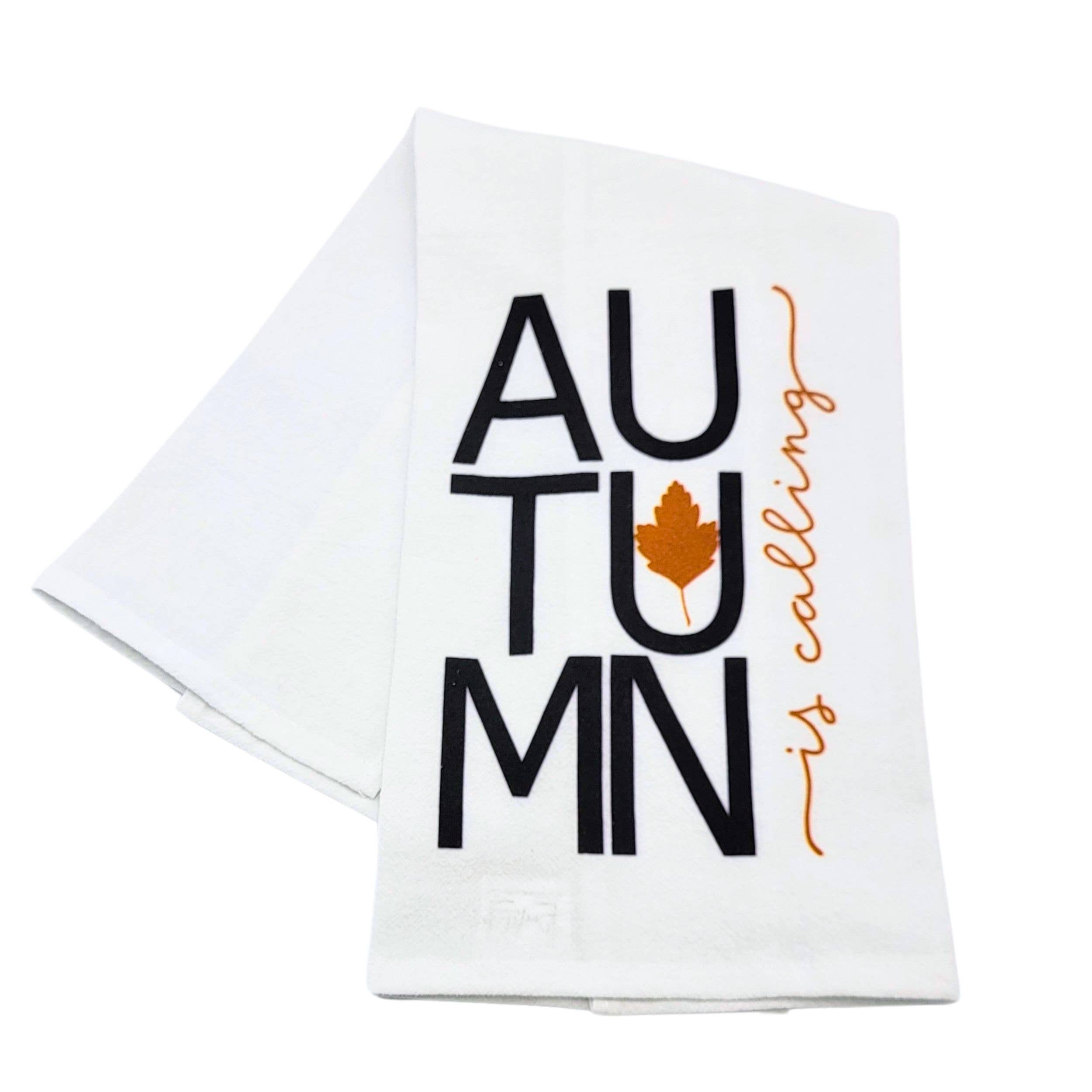 Autumn is Calling Tea Towel