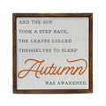 10x10 Autumn was Awakened - Fall Decor