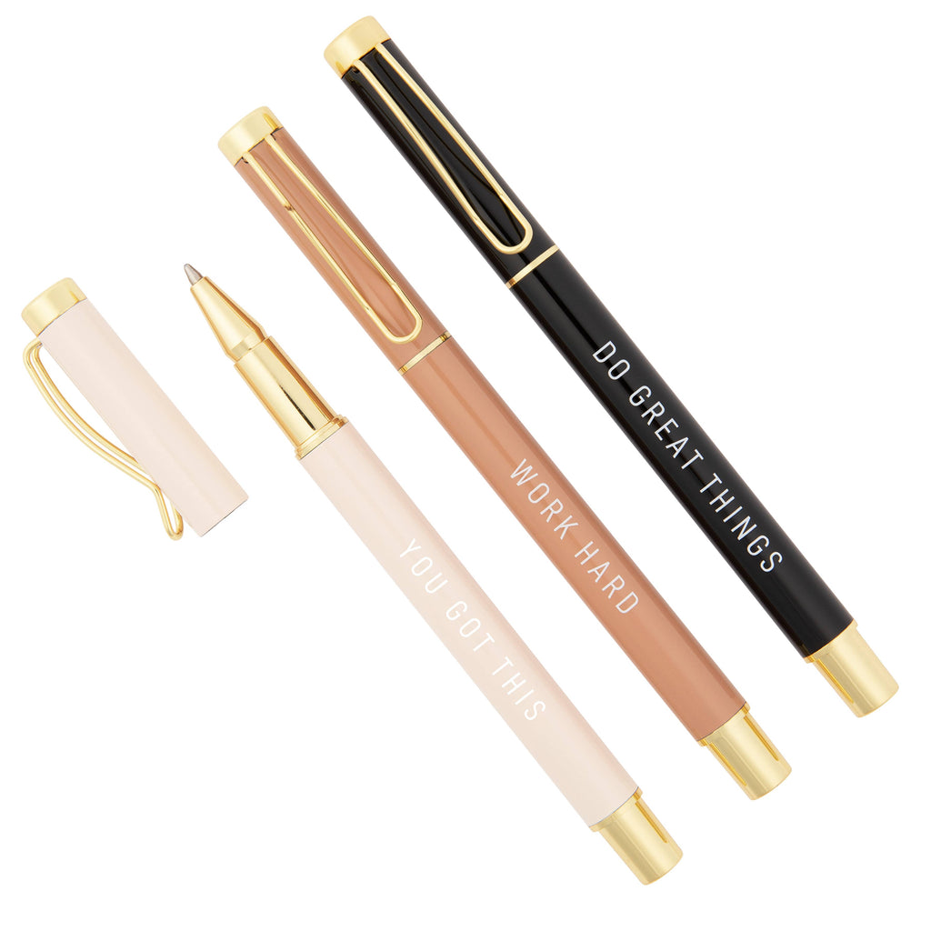 Motivational Metal Pen Set -
