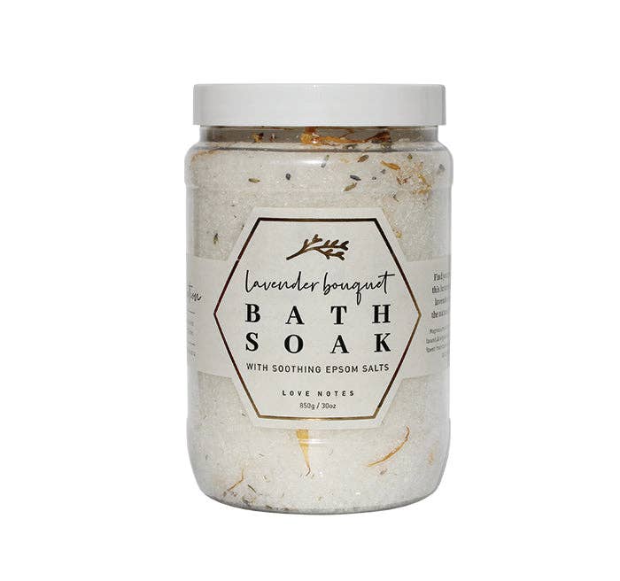 Lavender Bouquet Mineral Soak – 30 oz