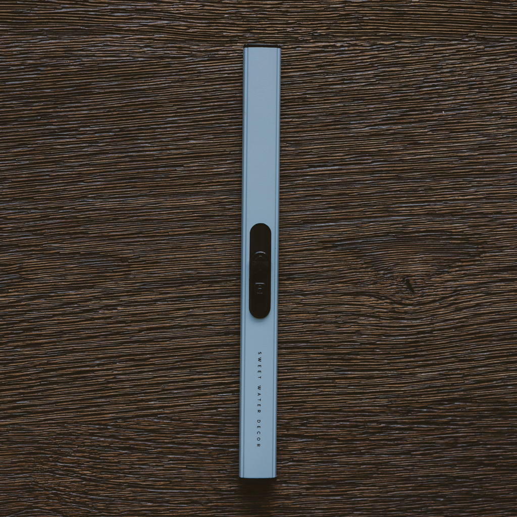 Light Blue Rechargeable Electric Lighter - Home Decor