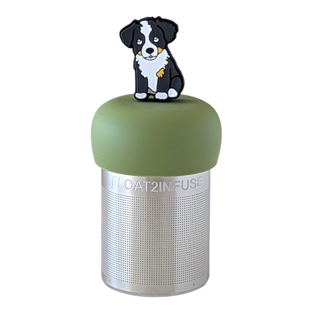 Border Collie Tea Infuser | Floating | Green Base