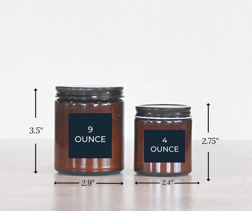 Cozy Season Amber Soy Candle | 9 oz. | Apple Cider Scent