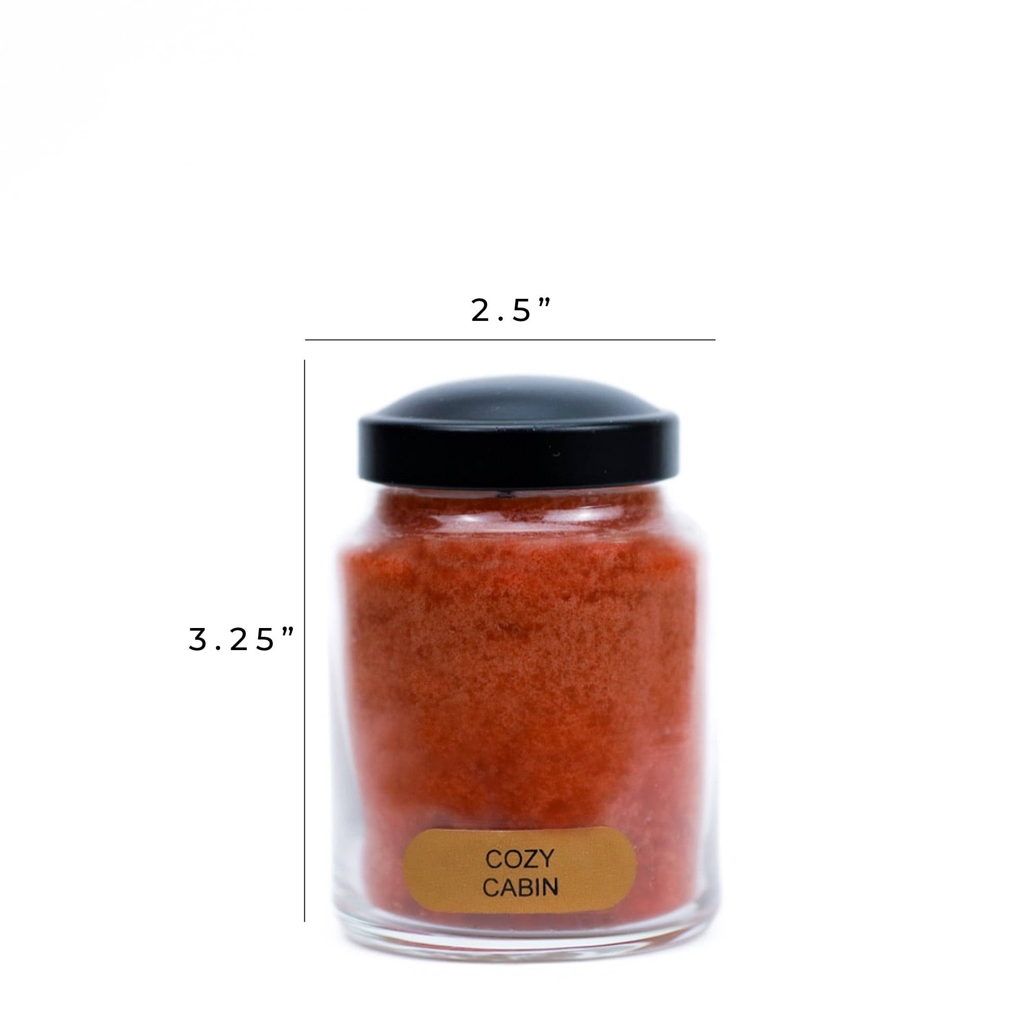 Cozy Cabin – 6oz Winter Scented Jar Candle Gift